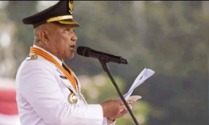 Walikota Depok Muhammad Idris bertindak sebagai Inspektur Upacara di Hari HUT Kemerdekaan RI ke -79