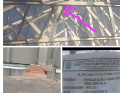 Pembangunan Rehab Ruang Kelas Di SDN KALANGSURYA lll Tidak Sesuai RAB Dan Mengabaikan Keselamatan Oleh CV. FIDIGO RAYA