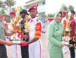 Peringati HUT TNI Ke-79, Kodim 0625/Pnd Adakan Lomba Ketangkasan Baris Berbaris, Gerakan Pangan Murah dan UMKM