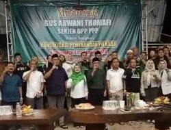 Gus Arwani Thomafi Sekjen DPP PPP “Ngopi Bareng” di Posko Pemenangan Dalam Rangka Konsolidasi Pemenangan Pilkada