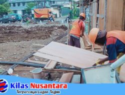 Penataan Saluran Sekunder Cabang Tengah Tahap 2 Pancoran Mas Depok Capai 20 Persen