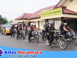 Polres Tulang Bawang Gelar Patroli Skala Besar Pasca Pungut Suara, Ini Tujuannya