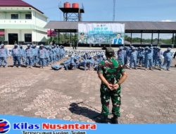 Peserta Build Up and United Retreat Universitas Muhammadiyah Purwokerto Semangat Ikuti Pelatihan di Kodim 0625/Pangandaran