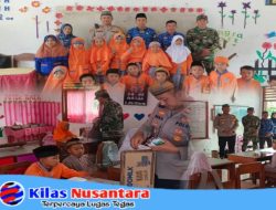 Kapolsek Muara Pinang Menggelar Makan Bergizi Untuk Anak SDN 09 Desa Sawah