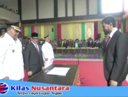 Gubernur Aceh Muzakir Manaf Lantik H.M Salim Fakhry, S.E.,M.M – dr. Heri Al Hilal Bupati Dan Wakil Bupati Aceh Tenggara Priode 2025-2030