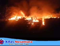 4 Rumah Warga Hangus Terbakar di Desa Biak Kecamatan Bambel Aceh Tenggara