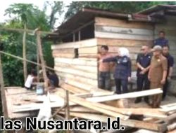 Bupati Ratna Machmud Mengimbau Agar Tidak Membangun Rumah di Pinggir Sungai, Apalagi Ini Pinggir Jalan Nasional.