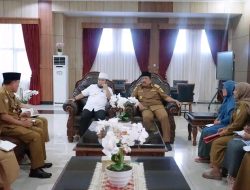 Sejumlah Perwakilan Guru Pegawai Pemerintah Dengan Perjanjian Kerja PPPK Menemui Gubernur Bengkulu Helmi Hasan,