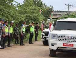 Polres Ogan Ilir Dipimpin AKBP Bagus Suryo Wibowo, S.I.K., Laksanakan Apel Pengamanan Kunjungan Kerja Presiden RI