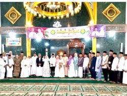 Bupati Musi Rawas Sholat Idul Fitri di Masjid Agung Musi Rawas Darussalam