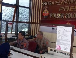 SPKT Polsek Solokan Jeruk Berikan Pelayanan Prima Kepada Warga Masyarakat Dengan Humanis