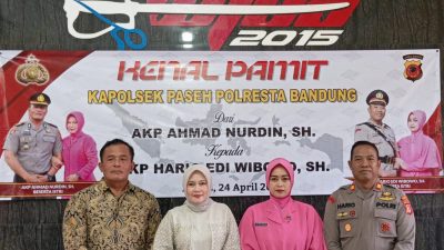 Lepas Sambut Kapolsek Paseh Polresta Bandung Dari AKP Ahmad Nurdin S.H Kepada AKP Hario Edi Wibowo S.H