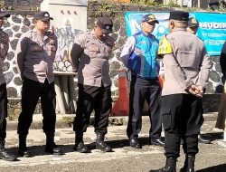 Ka Pospam Cukang Monteng Polresta Bandung Iptu Deny Fourtjahjanto S.H Pimpin Apel Pagi