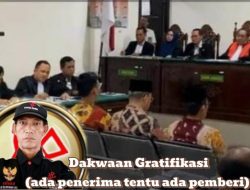Ormas OMBB Akan Menggandeng Lembaga dan Aktivis Untuk Desak Penindakan Pemberi Suap Dalam Dugaan Kasus Gratifikasi Rohidin Mersyah.