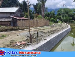 Pembangunan TPT Desa Kutambaru Telah Rampung Dan Sesuai Dengan RAB