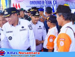 Gubernur H. Herman Deru dan Bupati Muba H M. Toha Resmikan Groundbreaking Revitalisasi Jembatan P6 Sungai Lalan