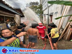 Kolaborasi Tanggap Darurat : Api Lahap 1 Unit Rumah Warga