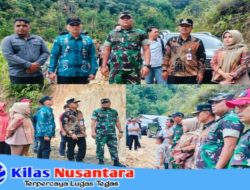 Wabup Murison dan Dandim Kerinci Tinjau Progres Perbaikan Jalan Amblas di Pungut Tengah
