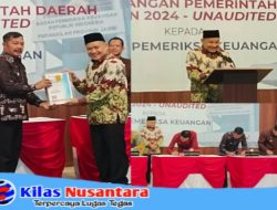 Bupati Kerinci Monadi Serahkan LKPD Tahun 2024 Unaudited ke BPK Perwakilan Jambi