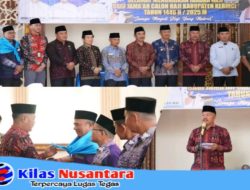 Bupati Monadi dan Wabup Murison Hadiri Pelepasan 326 Jemaah Calon Haji di Masjid Arraudoh Semurup
