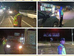 Polsek Pemulutan Laksanakan Patroli Malam, Untuk antisipasi Wilayah hukum  Tetap Kondusif