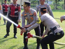 Polres Ogan Ilir Gelar Apel Kesiapan Peralatan Karhutla 2025