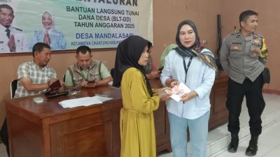 Pemerintah Desa Mandalasari Kecamatan Cikancung Salurkan Bantuan Langsung Tunai Dana Desa Tahap ke-1 Tahun Anggaran 2025