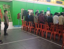Bhabinkamtibmas Polsek Ibun Polresta Bandung Monitoring Acara Reses Anggota DPRD Provinsi Jawa Barat