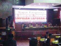 Banggar Sampaikan Laporan Pembahasan Raperda P-APBD 2025
