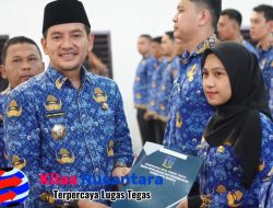 Wali Kota Tebing Tinggi Lantik Ratusan PPPK, Tekankan Disiplin Dan Loyalitas Untuk Pembangunan Kota