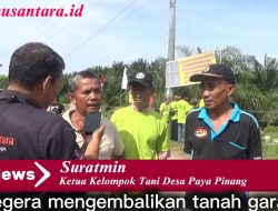 Hanya Diberi Uang Cangkul Rp 5.000 / Rante, 106 Orang Ahli Waris Desak PT.PD Paya Pinang Kembalikan 65 Ha Lahan Persawahan