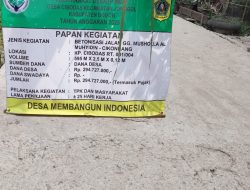 ‎Pembangunan Betonisasi Jalan Desa Cibodas Yang Sangat di Nantikan Warga Dusun Babakan Cibodas, Akhirnya Terwujud