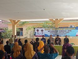 Kecamatan Sungkai Jaya Gelar Rakor Bulanan Memperingati HUT RI ke-80