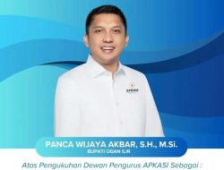 Panca Wijaya Akbar, Bupati Ogan Ilir, Dikukuhkan Mendagri RI Sebagai Waketum APKASI