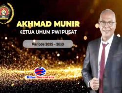 Akhmad Munir Terpilih Sebagai Ketua Umum PWI Pusat Periode 2025- 2030
