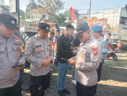 Kanit Provost Dampingi Kapolsek Ibun Gelar Operasi Gaktibplin Anggota Polsek Ibun Polresta Bandung