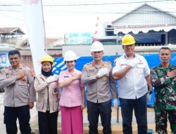 Kapolresta Bandung Melaksanakan Peletakan Batu Pertama Pembangunan Dapur SPPG Polresta Bandung