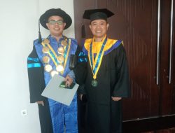 Kabiro Karawang Kilasnusantra Sampaikan Ucapan Selamat Kepada Staff Humas Polsek Pedes Mendapatkan Gelar Baru