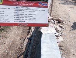 Pembangunan infrastruktur masih jadi skala prioritas utama pemerintah desa Sukamakmur 