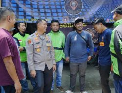 Ojek Online Kabupaten Bandung mendukung Kepolisian menjaga kamtibmas
