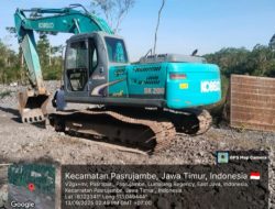 Miris!!!! Barang Bukti Excavator Tambang Ilegal di Lumajang ”Lenyap” Dari Lokasi