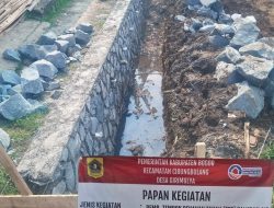 Desa Giri Mulya Bangun TPT Irigasi, Dukung Ketahanan Pangan dan Wujudkan Infrastruktur Merata