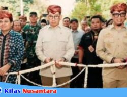 Bupati Kabupaten OKU Dampingi Menteri Kebudayaan RI Resmikan Museum Situs Goa Harimau Di Desa Padang Bindu Kec. Semidang Aji