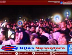 Ratusan Ribu Warga Padati Malam Puncak HUT ke-26 Rokan Hulu, Rayola dan Kotak Guncang Panggung Pesta Rakyat