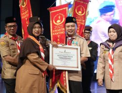 Bupati Bandung Kukuhkan 500 Pramuka Garuda di Hari Pramuka Ke-64