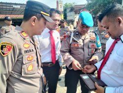 Kanit Profost Bersama Kapolsek Cikancung Polresta Bandung AKP Indra Adhiyana S.H, M.M Pimpin Operasi Gaktiblin Anggota