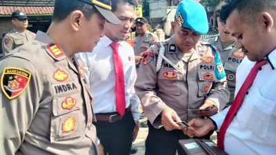Kanit Profost Bersama Kapolsek Cikancung Polresta Bandung AKP Indra Adhiyana S.H, M.M Pimpin Operasi Gaktiblin Anggota
