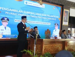 19 Pejabat Eselon II Dilantik, Gus Haris Tegaskan Jabatan Adalah Amanah