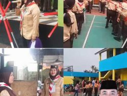 ‎Perjusa pramuka SDN Cikahuripan 01 yang di adakan setahun sekali ini, sangat Meriah di Tengah Guyuran Hujan