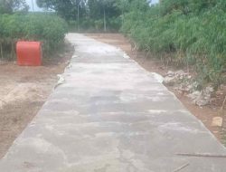 Pembangunan Rabat Beton di Desa Srijaya Rampung, Tingkatkan Aksesibilitas dan Perekonomian Warga